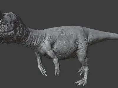Dilophosaurus dinosaur 3D model