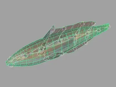 Knez - Coris julis Low-poly 3D model