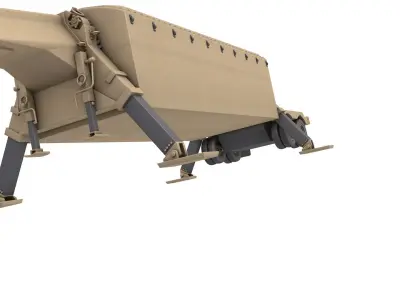 AN TPY-2 radar 3D model