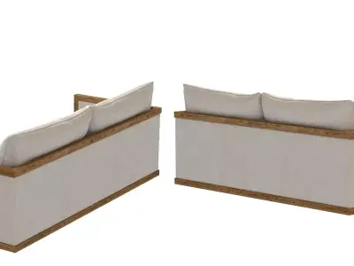 Tresser 84 Sofa Nicole Hollis Free 3D model