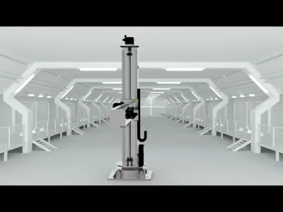 Column manipulator   Low-poly 3D model