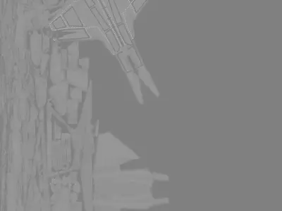 Multirole Fighter Jet Toy Low-poly 3D model