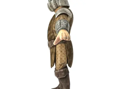 CASTEL GUARD Low-poly 3D model