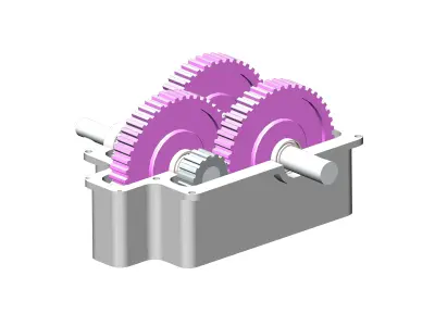 Gear Speed Reducer 3D model