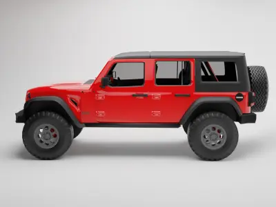 Jeep Wrangler Rubicon JL 3D model