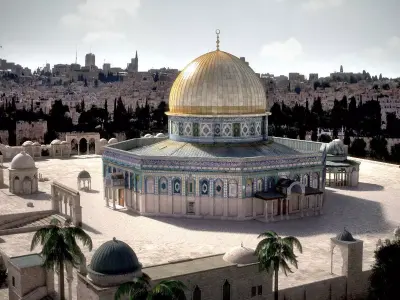 Dome Of The Rock Jerusalem 3D model