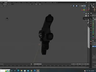 pistola gun 3D model