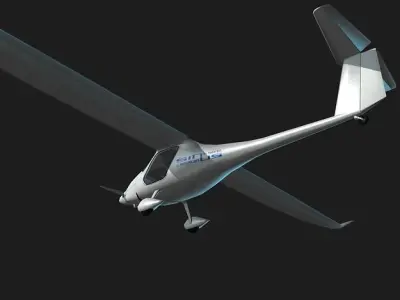 Pipistrel sinus Low-poly 3D model