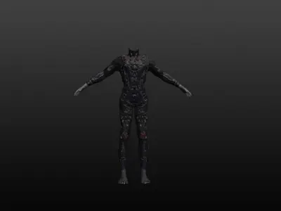 Hybrid Human Body 3D model
