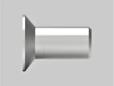 NAS1153-2 Screw used in aerospace industry 3D print model