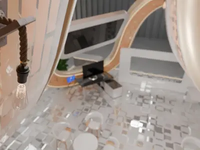 Modern Exhibition Booth High Quality 3D Model Product Displays 3D model