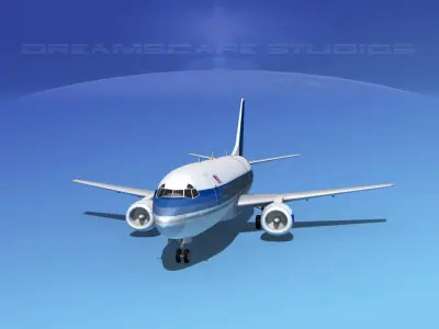 Boeing 737-300 Corporate 3D model
