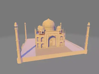 Taj Mahal 3D model