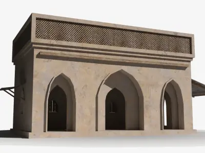 Arab x47 Low-poly 3D model