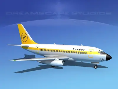 Boeing 737-100 Condor 3D model