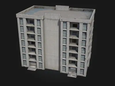 Urban Tower  Contemporary Structure for Modern Cityscapes 3D model