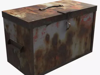 Ammo box - SCP-902 Free low-poly 3D model