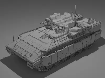 IDF Nammer APC with Trophy APS 3D model