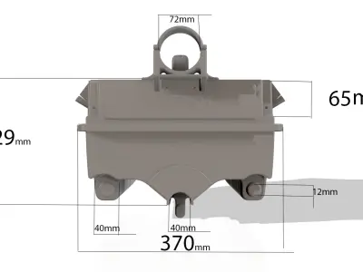 Boat Bait Carp Fishing 3D print model M-FISH-3D Printable 3D print model
