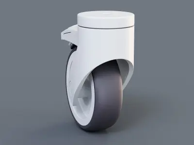 Caster Wheel 3D model