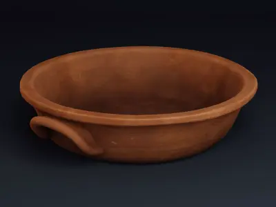Pot - TP024 Free low-poly 3D model