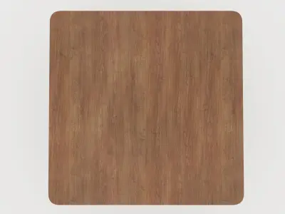 cafe wooden table Free low-poly 3D model