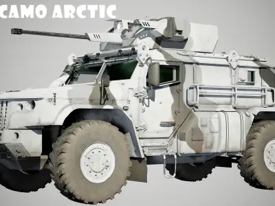 Typhoon VDV Game Ready Model 80K Low-poly 3D model