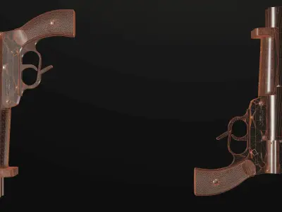 Walther Model SLD Free low-poly 3D model