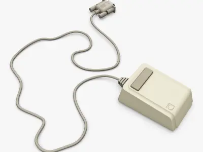 Apple Lisa A9M0050 Mouse Vintage 1983-1984 M 1 3D model