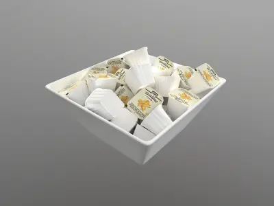 Syrup Packets - High-Quality 3D Models 3D model
