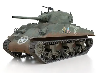 M4 Sherman - Belle of little Rock 3D model