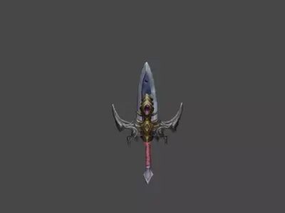 Zeloeman Sword A 21 Low-poly 3D model