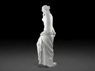 Venus de Milo Low-poly 3D model
