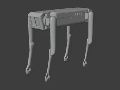 Spot Robot Dog Free 3D model