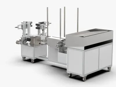 Automatic Pipe Bending Machine 3D model