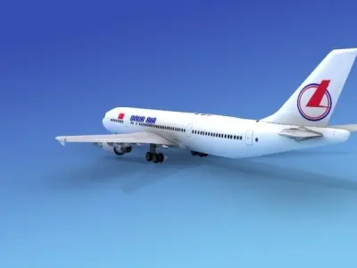 Airbus A300 ONUR 2 3D model