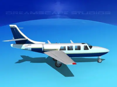 Piper Aerostar FJ-100 Fanjet V02 3D model