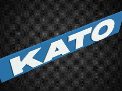 kato logo 3D model
