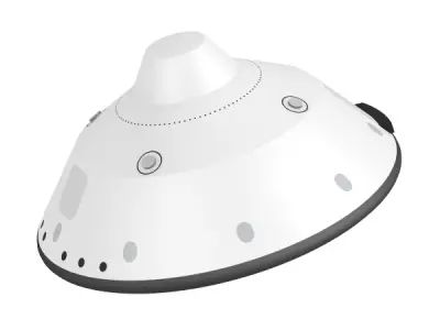 Mars Curiosity MSL Spacecraft and Skycrane 3D model