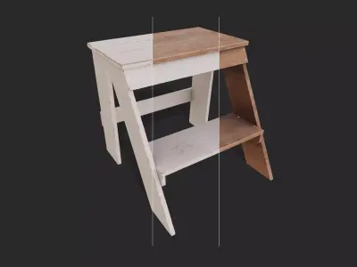 Step Stool Free low-poly 3D model