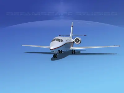 Cessna 680 Citation Sovereign V05 3D model