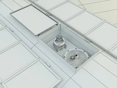 container tank 3d model 3D model