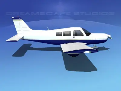 Piper PA-28 V04 3D model