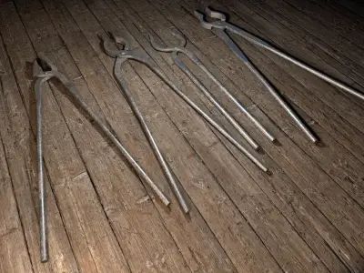Inquisition - Tools Low-poly 3D model