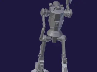 Hatchetman robot Free 3D model