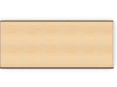 Wood Drawer Free 3D model