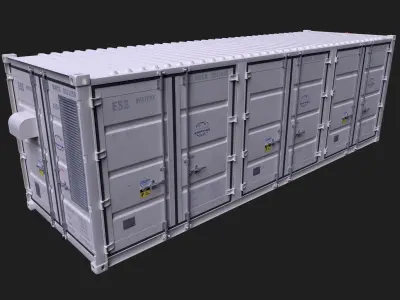 Solar Cell Thermal Energy Storage System 3D model