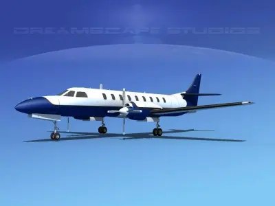 Swearingen SA226 Merlin Airways 3D model