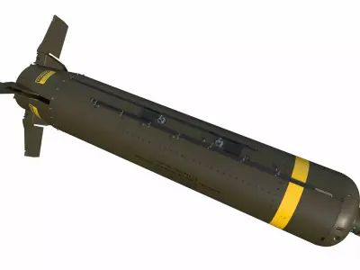 CBU-87 Combined Effects Munition 3D model