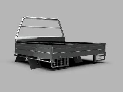 Generic Metal Cargo Platform Low-poly 3D model